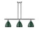 Ballston Three Light Island Pendant in Brushed Satin Nickel (405|516-3I-SN-MBD-75-GR)