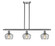 Ballston Three Light Island Pendant in Brushed Satin Nickel (405|516-3I-SN-G92)
