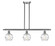 Ballston Three Light Island Pendant in Brushed Satin Nickel (405|516-3I-SN-G1213-6)
