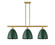 Ballston Three Light Island Pendant in Satin Gold (405|516-3I-SG-MBD-9-GR)