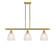Ballston LED Island Pendant in Satin Gold (405|516-3I-SG-G381-LED)