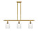 Ballston Three Light Island Pendant in Satin Gold (405|516-3I-SG-G342)