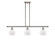 Ballston Three Light Island Pendant in Polished Nickel (405|516-3I-PN-G91)
