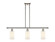 Ballston Three Light Island Pendant in Polished Nickel (405|516-3I-PN-G801)