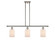 Ballston Three Light Island Pendant in Polished Nickel (405|516-3I-PN-G341)
