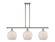 Ballston Three Light Island Pendant in Polished Nickel (405|516-3I-PN-G121-8RW)