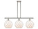 Ballston Three Light Island Pendant in Polished Nickel (405|516-3I-PN-G121-10RW)