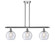 Ballston Three Light Island Pendant in Polished Chrome (405|516-3I-PC-G124-8)