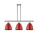 Ballston Three Light Island Pendant in Oil Rubbed Bronze (405|516-3I-OB-MBD-9-RD)