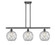 Ballston Three Light Island Pendant in Oil Rubbed Bronze (405|516-3I-OB-G122-8RW)