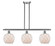 Ballston LED Island Pendant in Oil Rubbed Bronze (405|516-3I-OB-G121-8RB-LED)