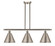 Ballston LED Island Pendant in Matte Black (405|516-3I-BK-MBC-12-BK-LED)