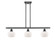 Ballston Three Light Island Pendant in Matte Black (405|516-3I-BK-G91)