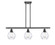 Ballston Three Light Island Pendant in Matte Black (405|516-3I-BK-G362)