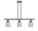 Ballston Three Light Island Pendant in Matte Black (405|516-3I-BK-G257)