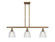 Ballston LED Island Pendant in Brushed Brass (405|516-3I-BB-G382-LED)