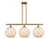 Ballston LED Island Pendant in Brushed Brass (405|516-3I-BB-G121-10RB-LED)
