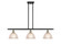 Ballston Three Light Island Pendant in Black Antique Brass (405|516-3I-BAB-G422)
