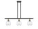 Ballston Three Light Island Pendant in Black Antique Brass (405|516-3I-BAB-G362)