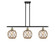 Ballston LED Island Pendant in Black Antique Brass (405|516-3I-BAB-G122-8RB-LED)