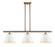 Ballston Three Light Island Pendant in Antique Copper (405|516-3I-AC-M14-W)
