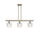 Ballston Three Light Island Pendant in Antique Brass (405|516-3I-AB-G402)