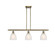 Ballston LED Island Pendant in Antique Brass (405|516-3I-AB-G381-LED)