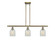 Ballston Three Light Island Pendant in Antique Brass (405|516-3I-AB-G2511)