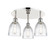Ballston Three Light Semi-Flush Mount in Satin Nickel (405|516-3C-SN-G442)