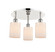 Ballston Three Light Semi-Flush Mount in Polished Nickel (405|516-3C-PN-G341)
