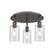 Ballston Three Light Semi-Flush Mount in Oil Rubbed Bronze (405|516-3C-OB-G804)