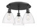 Ballston Three Light Flush Mount in Matte Black (405|516-3C-BK-GBD-752) Ballston Three Light Flush Mount in Matte Black (405|516-3C-BK-GBD-752)