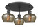 Ballston Three Light Semi-Flush Mount in Matte Black (405|516-3C-BK-G96)