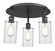 Ballston Three Light Semi-Flush Mount in Matte Black (405|516-3C-BK-G802)