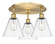 Ballston Three Light Semi-Flush Mount in Brushed Brass (405|516-3C-BB-GBC-82)