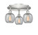 Ballston Three Light Flush Mount in Antique Brass (405|516-3C-AB-G104)