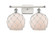Ballston Two Light Bath Vanity in White Polished Chrome (405|516-2W-WPC-G121-8RW)