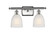Ballston Two Light Bath Vanity in Brushed Satin Nickel (405|516-2W-SN-G441)