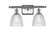 Ballston Two Light Bath Vanity in Brushed Satin Nickel (405|516-2W-SN-G382)