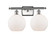 Ballston Two Light Bath Vanity in Brushed Satin Nickel (405|516-2W-SN-G121-8)