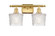 Ballston LED Bath Vanity in Satin Gold (405|516-2W-SG-G402-LED)