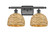 Ballston Two Light Bath Vanity in Oil Rubbed Bronze (405|516-2W-OB-RBD-8-NAT)