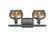 Ballston LED Bath Vanity in Oil Rubbed Bronze (405|516-2W-OB-G96-LED)