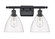 Ballston Two Light Bath Vanity in Matte Black (405|516-2W-BK-GBD-752)