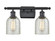Ballston LED Bath Vanity in Matte Black (405|516-2W-BK-G259-LED)