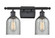 Ballston LED Bath Vanity in Matte Black (405|516-2W-BK-G257-LED)