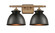 Ballston LED Bath Vanity in Brushed Brass (405|516-2W-BB-M14-BK-LED)