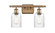 Ballston Two Light Bath Vanity in Brushed Brass (405|516-2W-BB-G342)