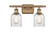 Ballston LED Bath Vanity in Brushed Brass (405|516-2W-BB-G259-LED)