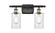 Ballston Two Light Bath Vanity in Black Antique Brass (405|516-2W-BAB-G802)